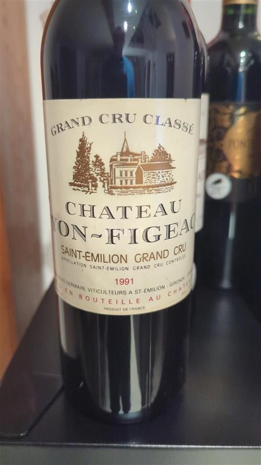 Burdeos Saint-Émilion Gran Cru Grand Cru Château Yon-Figeac 1991