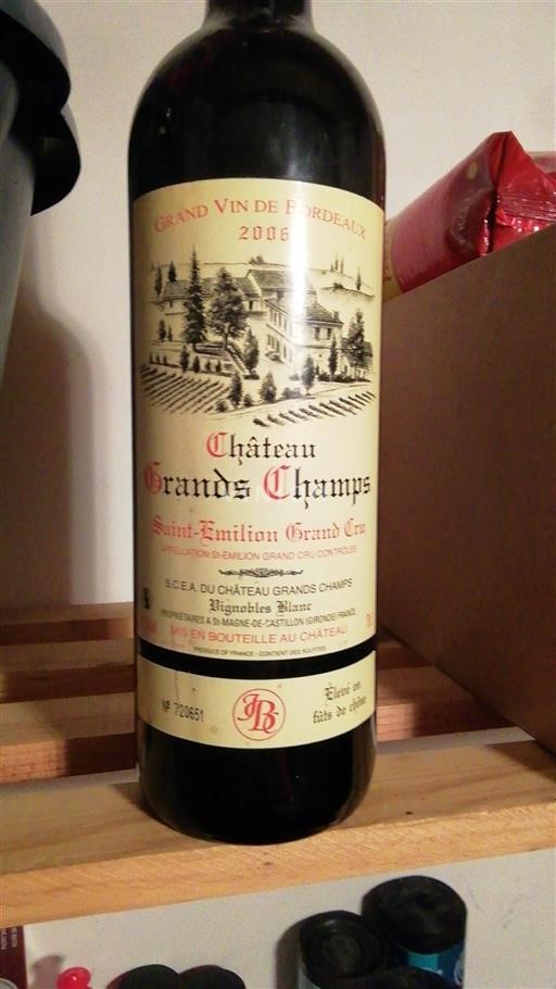 Bordeaux Saint-Émilion Grand Cru Grand Cru Château Grands Champs 2006