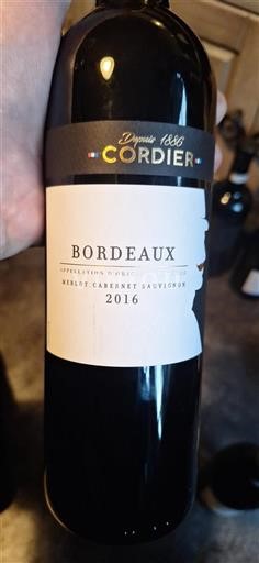 Bordeaux Cordier 2016