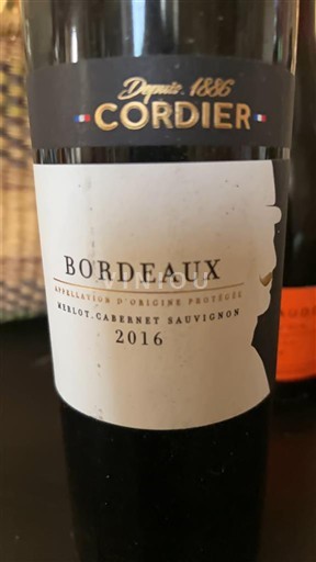 Bordéus Cordier 2016