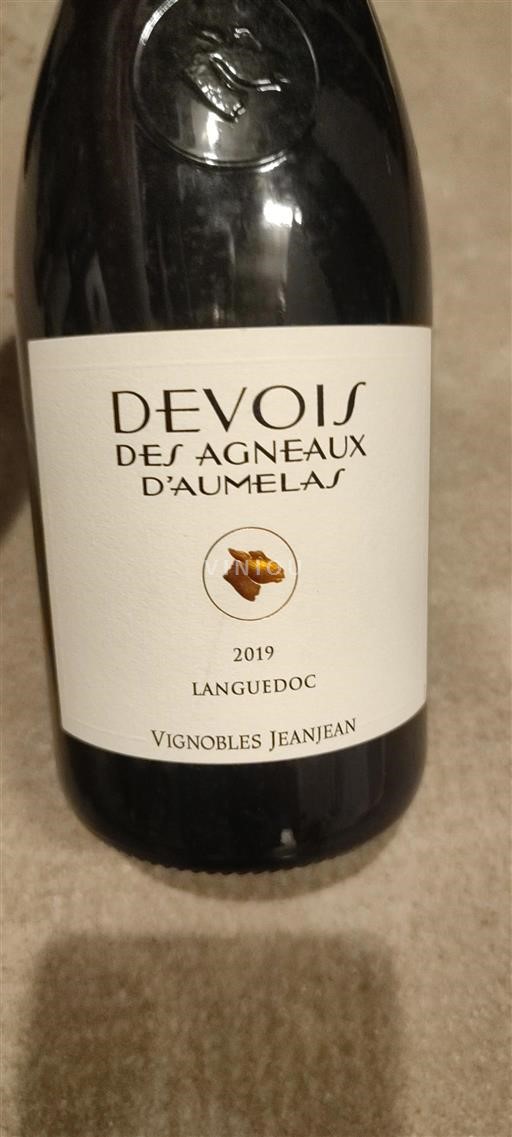 Languedoc Vignobles Jeanjean Devois des Agneaux d'Aumelas 2019
