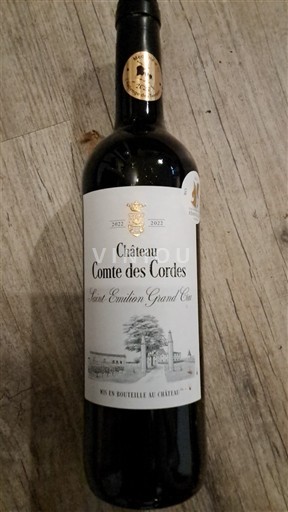 Bordeaux Saint-Émilion Grand Cru Grand Cru Château Comte des Cordes 2022