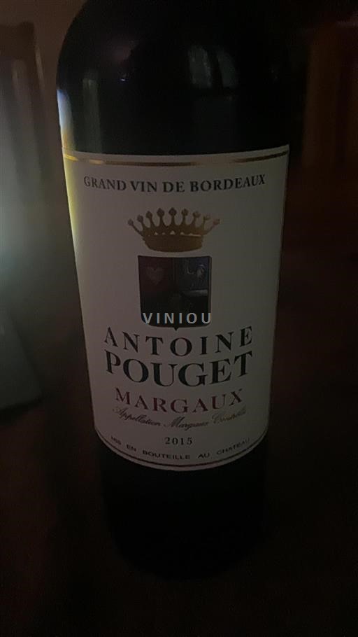 Bordeaux Margaux Antoine Pouget 2015