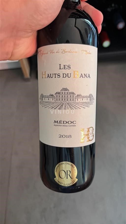 Bordeaux Médoc Les Hauts du Bana 2018