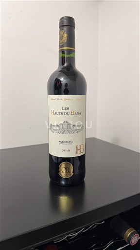 Bordeaux Médoc Les Hauts du Bana 2018