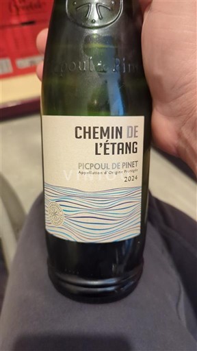 Vin Blanc sec Chemin de l'Étang 2024 France Languedoc Picpoul-de-pinet AOC