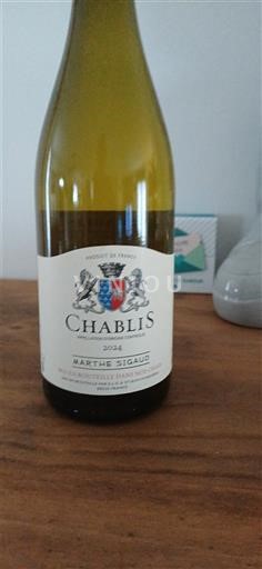 Burgundy Chablis Marthe Sigaud 2024