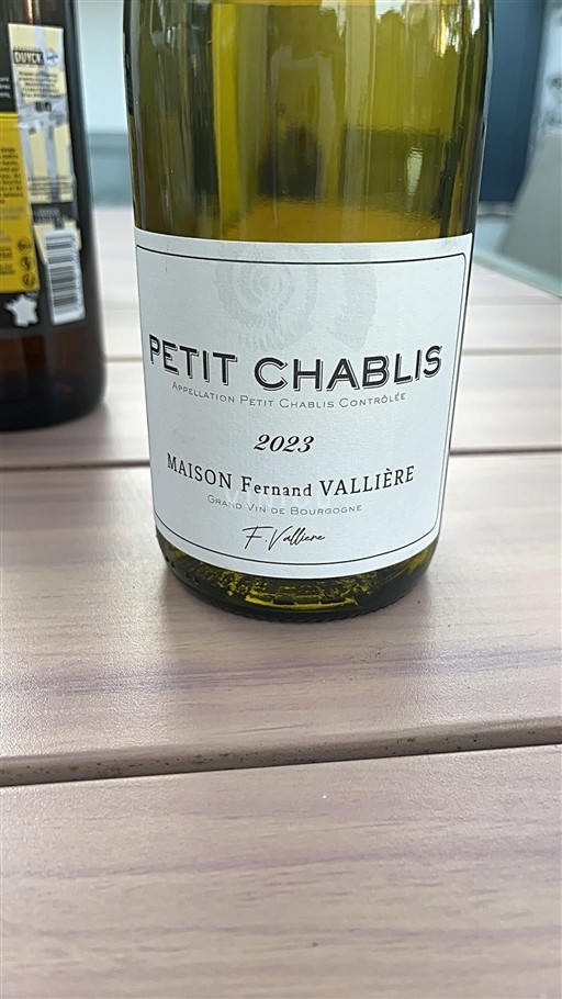 Burgundija Petit-chablis Maison Fernand VALLIERE 2023