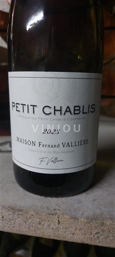 Burgundi Petit-chablis Maison Fernand VALLIERE 2023