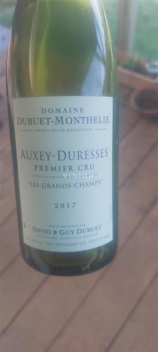 Borgogna Auxey-Duresses Premier Cru Domaine Dubuet-Monphelie Les Grands-Champs 2017