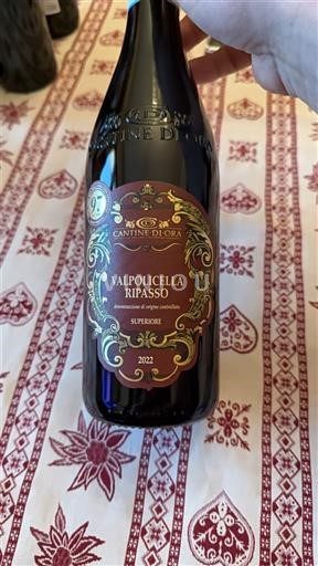 Vénétie Valpolicella Ripasso Cantine di Ora 2022