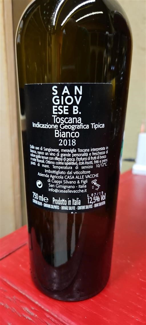 Tuscany Not Specified Casa alle Vacche San Giovese B. 2018
