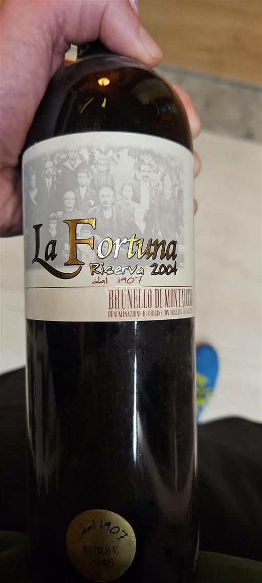 Tuscany Brunello di Montalcino La Fortuna Riserva 2004