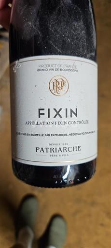 Burgund Fixin Patriarche Ohne Jahrgang
