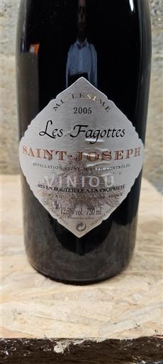 Valle del Rodano Saint-Joseph Les Fagottes 2005