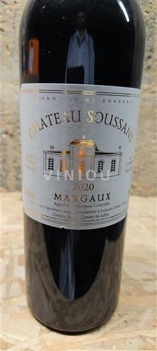Bordeaux Margaux Château Soussans 2020