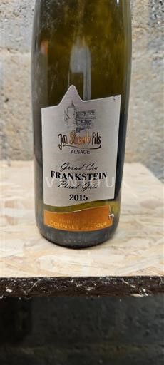 Alsace Not Specified Grand Cru Jo. Straub Fils 2015