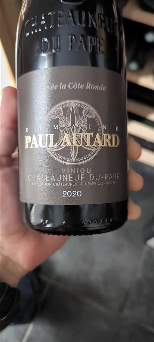 Rhône-dalen Châteauneuf-du-Pape Domaine Paul Autard Côte Ronde 2020