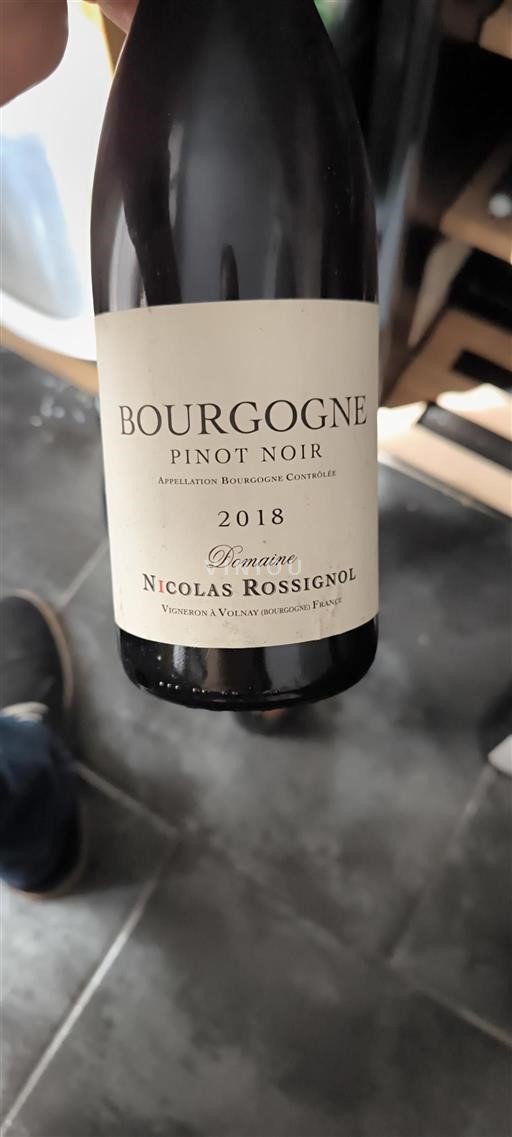 Burgundsko Nicolas Rossignol 2018