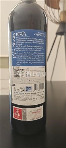 La Rioja Rioja Pata Negra Crianza 2019