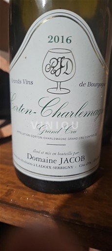 Borgoña Corton-Charlemagne Grand Cru Domaine JACOB 2016