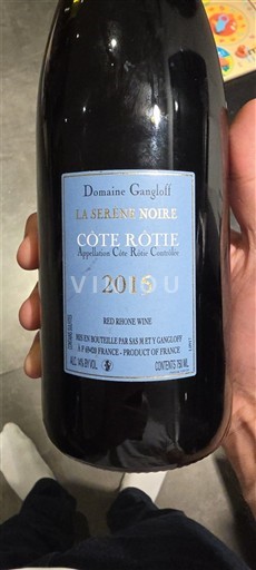 Rhône Valley Côte-Rôtie Domaine Gangloff La Sereine Noire 2015