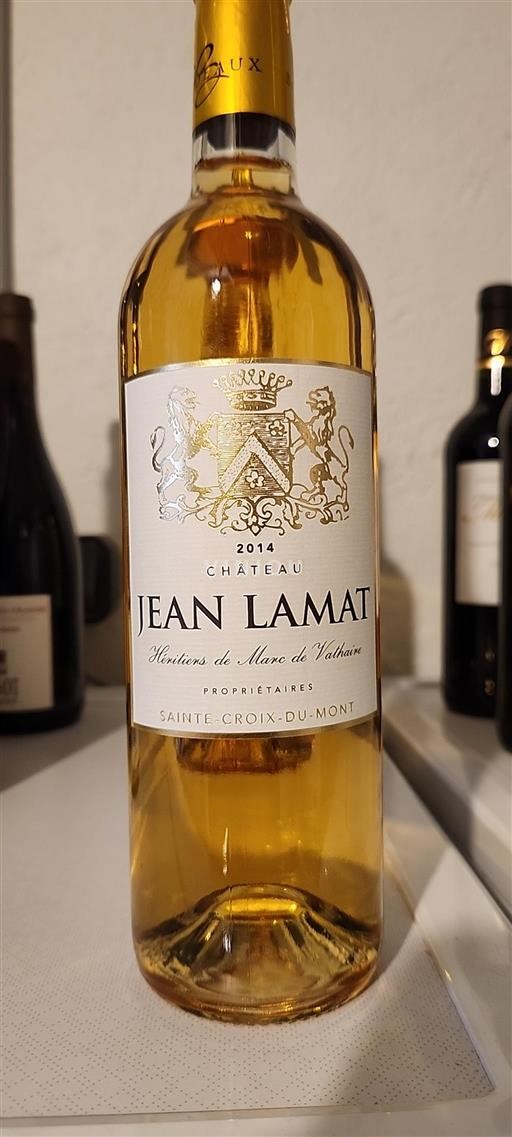 Bordeaux Sainte-Croix-Du-Mont Château Jean Lamat 2014