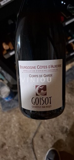 Bourgogne Bourgogne Côtes d'Auxerre Goisot Corps de Garde 2022