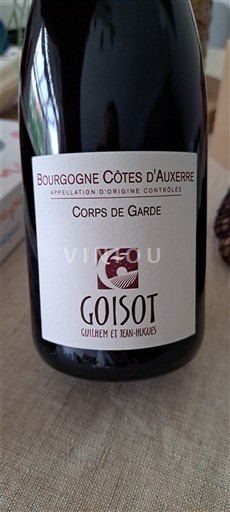 Burgundsko Bourgogne Côtes d'Auxerre Goisot Corps de Garde 2022