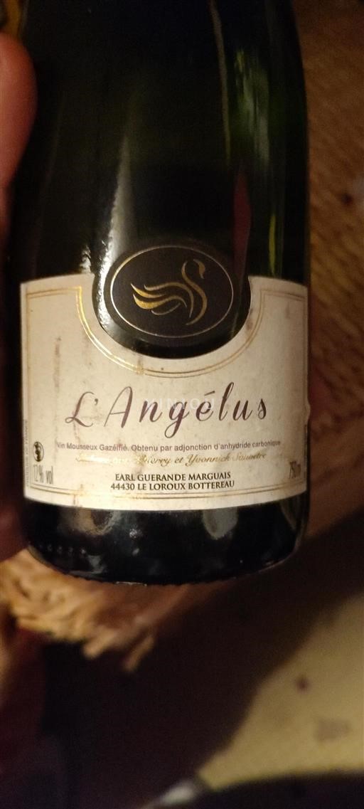 Vin Effervescent Rosé brut L'Angelus EARL GUERANDE MARGUAIS Non millésimé France Vallée de la Loire AOC