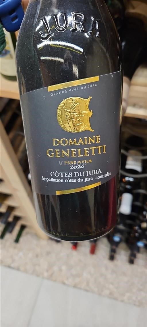 Jura Côtes du Jura Domaine Geneletti 2020
