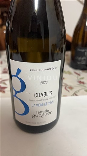 Bourgogne Chablis Famille gueguen La Vigne de 1975 2023