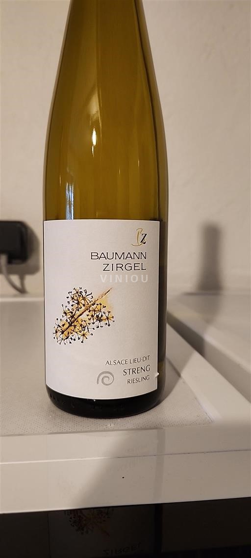 Alsace Grand Cru Baumann Zirgel Streng 2022