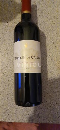 Bordeaux Saint-Estèphe Calon-Ségur Marquis de Calon 2011