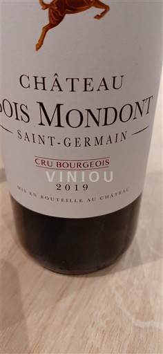 Bordeaux Médoc Cru Bourgeois Château Bois Mondont Saint-Germain 2019