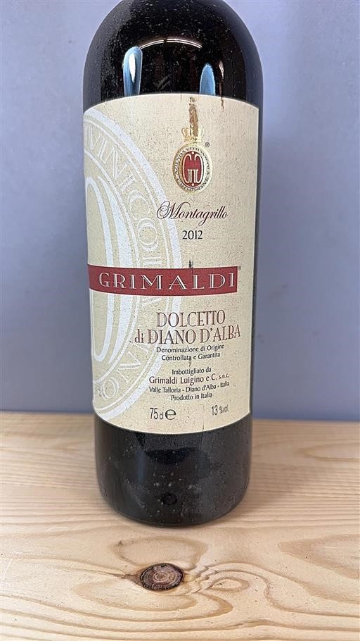 Piedmont Dolcetto di Diano d'Alba Grimaldi Montagrillo 2012