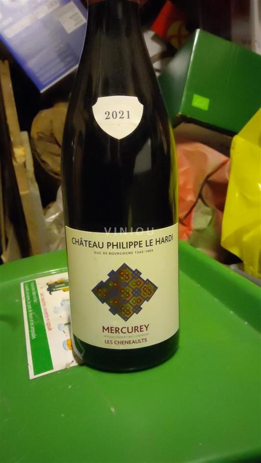 Burgundi Mercurey Château Philippe Le Hardi Les Cheneaults 2021