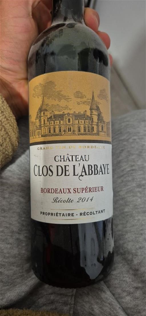 Bordéus Bordeaux Superior Château Clos de l'Abbaye 2014