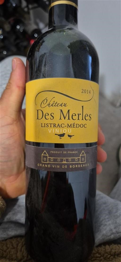 Bordeaux Listrac-Médoc Château Des Merles 2014