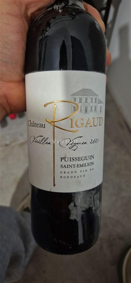 Bordeaux Puisseguin-saint-émilion Château Rigaud Vieilles Vignes Ikke årgangsbestemt