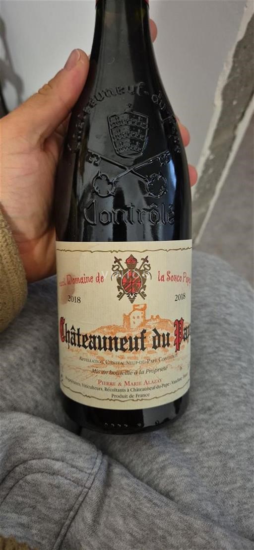 Rhône-dalen Châteauneuf-du-Pape Domaine La Souco Papale 2018