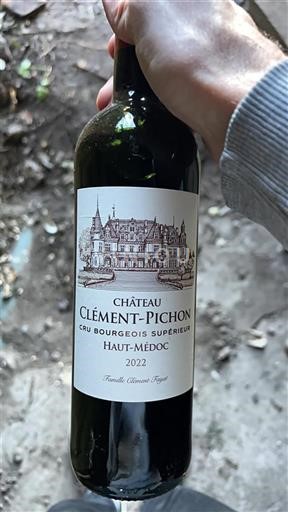 Bordeaux Haut-Médoc Cru Bourgeois Supérieur Château Clément-Pichon 2022