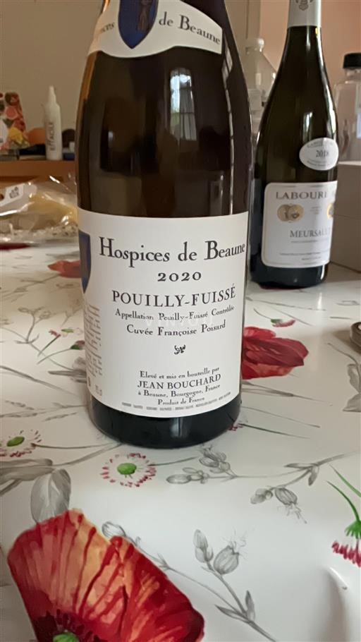 Bourgogne Pouilly-fuissé Hospices de Beaune Françoise Poisard 2020