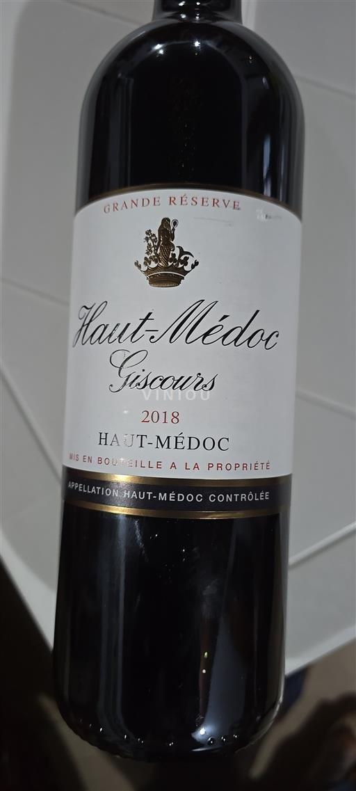 Bordeaux Haut-Médoc Giscours Grande Réserve 2018