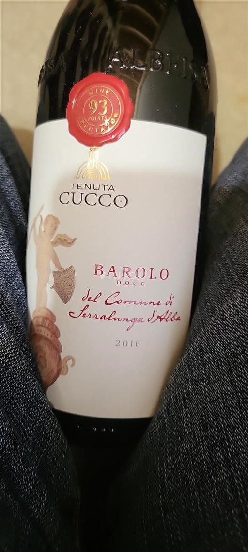 Piedmont Wines Barolo Tenuta Cucco Del Comune di Serralunga d'Alba 2016