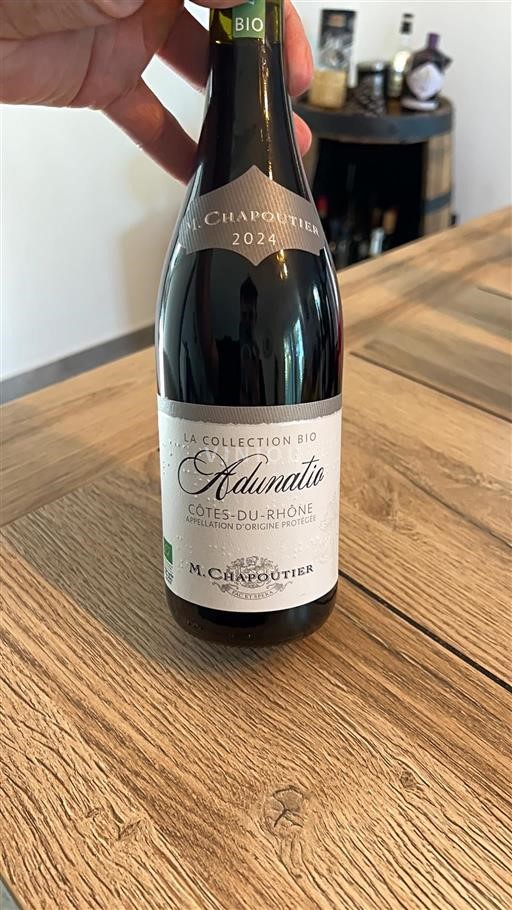 Rhônedalen Côtes du Rhône M. Chapoutier Adunatio 2024