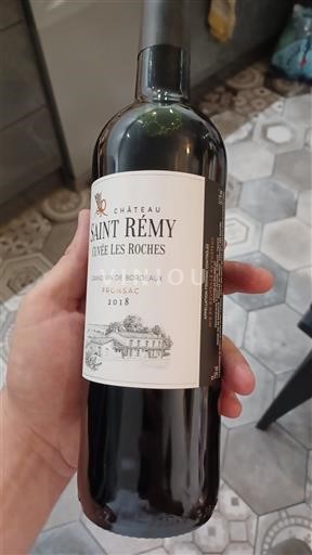 Burdeos Fronsac Château Saint Rémy Les Roches 2018