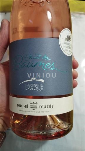 Rhônetal Duché d'Uzès Les Vignes de l'Arque Chant des Baumes 2024
