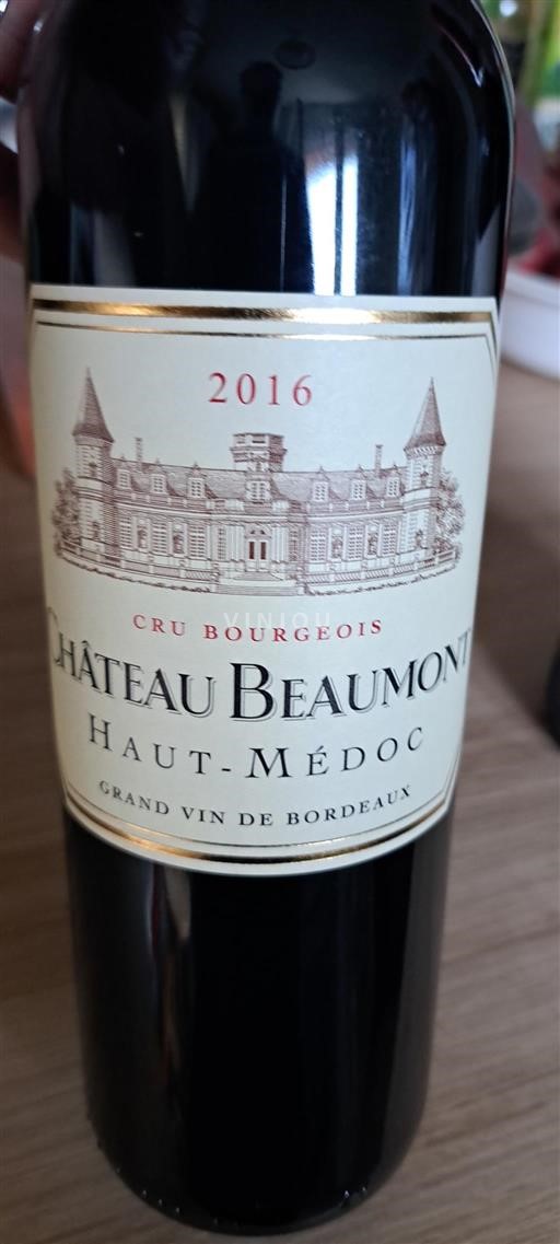 Bordeaux Haut-Médoc Cru Bourgeois Château Beaumont 2016