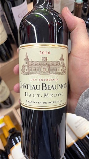 Bordeaux Haut-Médoc Cru Bourgeois Château Beaumont 2016